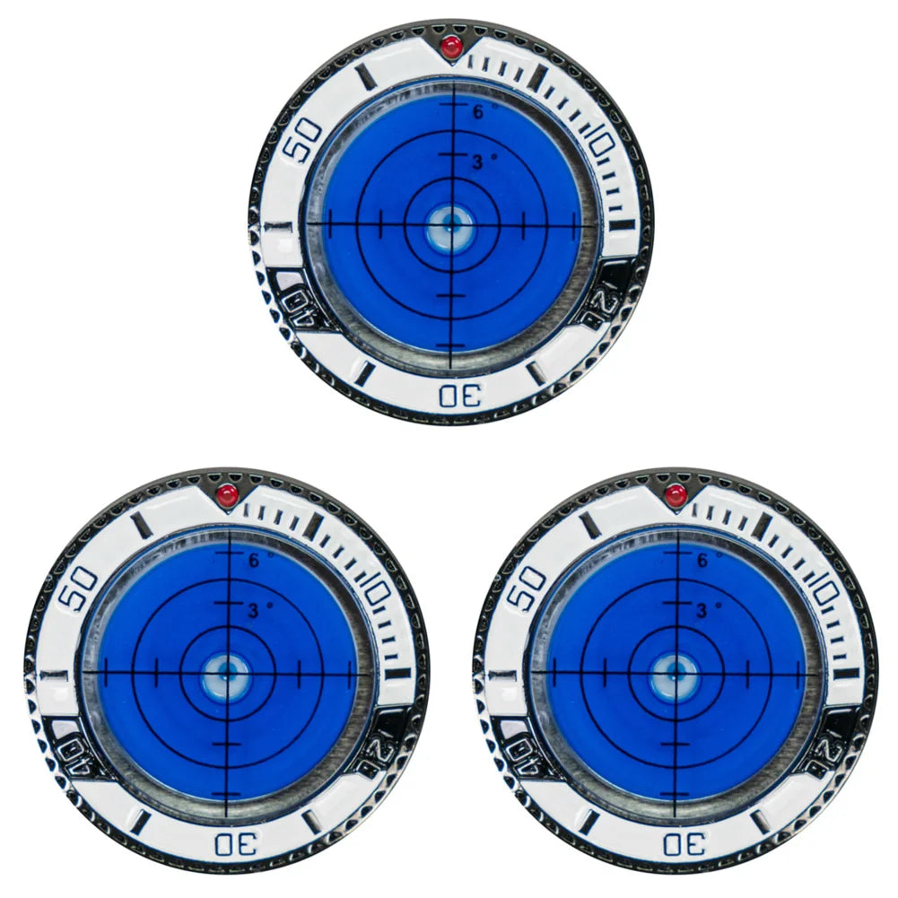 Golf Ball Marker High Precision Golf Slope Putting Level Reading Ball Marker Metal Golf Accessories