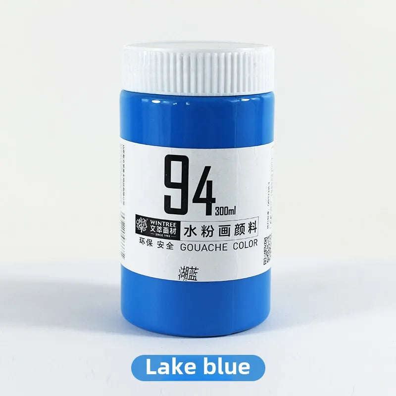Gouache Paint Super Gouache Color 300ml Single Pack Art Class Non-toxic Beginner Pigment Art Student Special Large Bottle