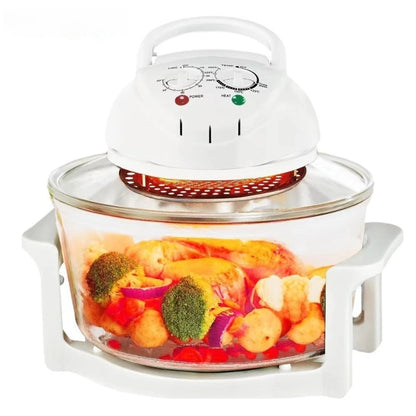 12L Air Fryer Oil-free Electric Fryers Visible Household Automatic Oven Deep Fryer Multifunctional Cooker French Fries Pan 220V