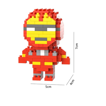 26 Styles New Cartoon Anime Building Blocks  Mini Cute Miniature Bricks Ornaments Small Particle Children's Toys