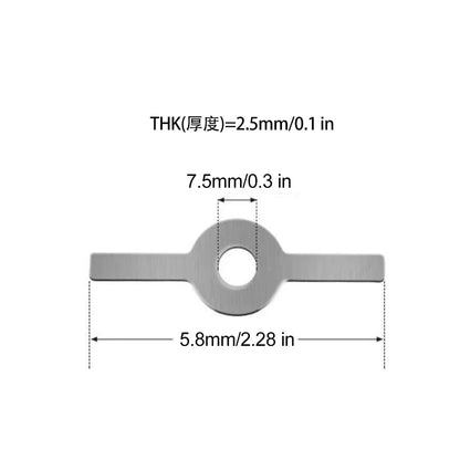 Meat Grinder Pinion Mixer Spare Parts Meat Grinder Knife Stainless Steel Grille for Food Grinder Accessories Kitchen Tool