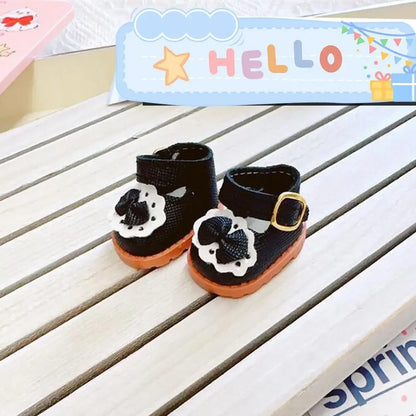 For 17cm Labubu v1/v2/v3  doll baby clothes heart Dolls Accessories Elegant Set DIY Overalls Set Decoration Accessories