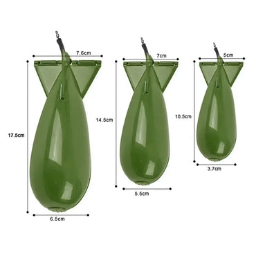 Carp-Fishing-Rocket Feeder Spod Float Decoy Bait Rack Pellet Rocket Feeder Fishing Bait Feeder Fishing Tackle-Accessories