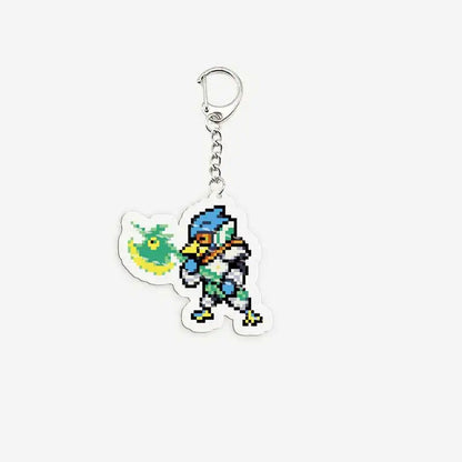 Popular Game Deltarune Spamton Susie Ralsei Meme Keychains for Accessories Bag Noelle Spamton KeyringsFans Gifts Gamer Friends