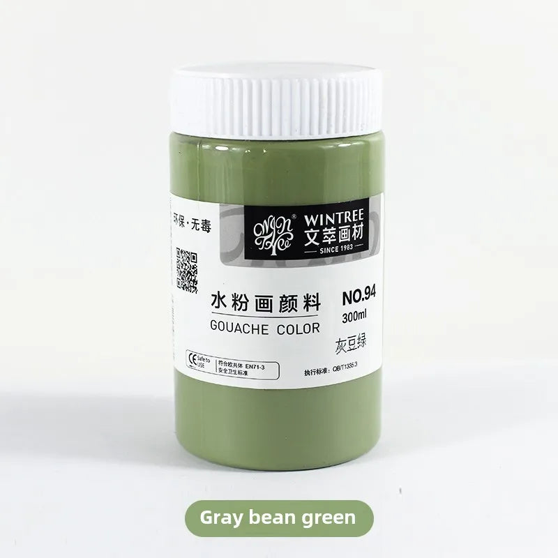 Gouache Paint Super Gouache Color 300ml Single Pack Art Class Non-toxic Beginner Pigment Art Student Special Large Bottle