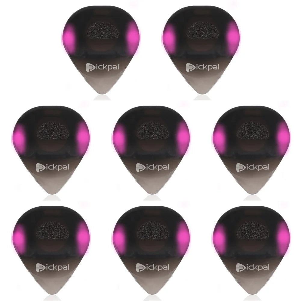 2-10PCS LED Glowing Guitar Pick Replacement Touch Luminous Electric Guitar Pick Plastic Bass Plectrum Glowing Guitar Picks