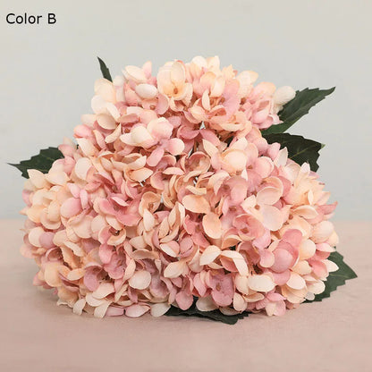 3Pcs/lot Hydrangea Autumn Fall Party fake Flowers Wedding Decoration Mariage flores artificiales Vase decor