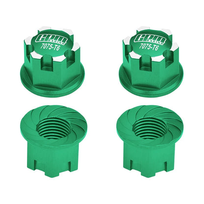 GPM Metal Alloy 17mm Wheel Nuts Tire Nut 7758 for Traxxas 1/6 XRT 1/5 X-MAXX 8S 1/8 Sledge 1/10 E-Revo 2.0 MAXX WideMaxx RC Car