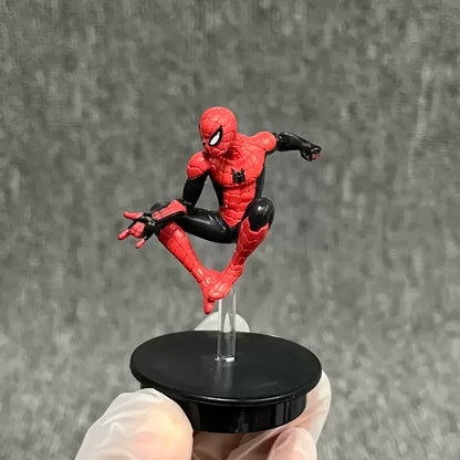Marvel Movie AvengersSuper Mini Action Figure Hero Iron Man Spiderman Dolls Ornaments Collectible Model Children's Birthday Gift