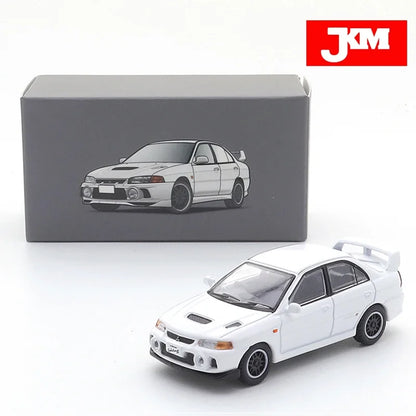 JKM 1/64 MITSUBISHI Lancer EVO3 4 5 6 7  Alloy  Diecast Automotive Model Ornaments Cas Toys Gift Decorations