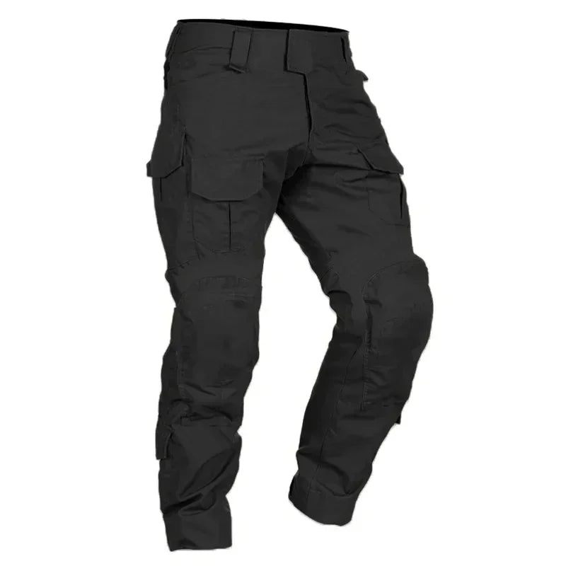 Versatile Men's Tactical Pants, Combat Trousers with Knee Pads, Camo Cargo Sport Pants for Hunting and Hiking( Not knee pads)