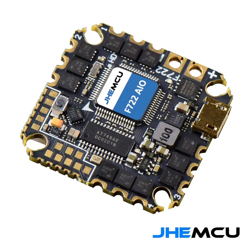 JHEMCU GHF722AIO-HD 40A AIO Flight Control ESC All-in-One 2-6S  For FPV Freestyle CinewhoopFPV Racing Traversing Machine