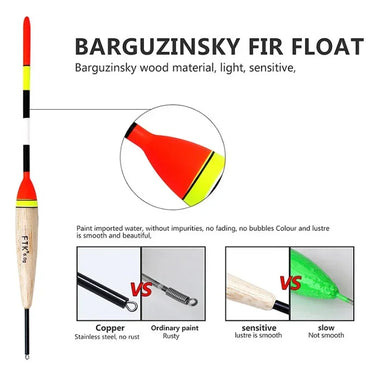2g-5g Fishing Float Set 5pcs Barguzinsky Professional Vertical Buoy Accessories Fishing Float Pesca
