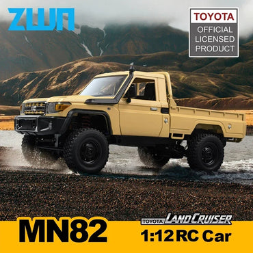 MN82 4WD RC Off-road Vehicle 1/12 LC79 Pickup Climbing Car with LED Lights Full Size Simulation RC Climbing Car Boy Toy Car