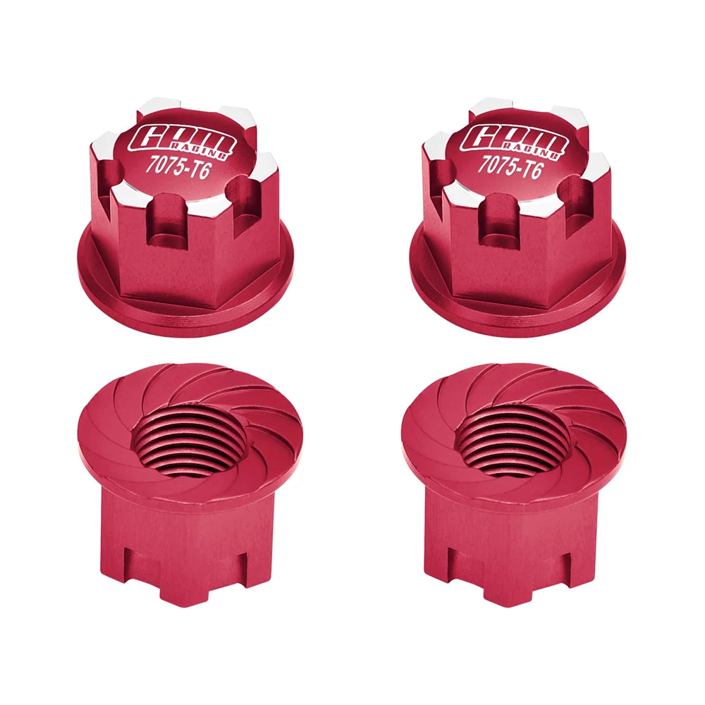 GPM Metal Alloy 17mm Wheel Nuts Tire Nut 7758 for Traxxas 1/6 XRT 1/5 X-MAXX 8S 1/8 Sledge 1/10 E-Revo 2.0 MAXX WideMaxx RC Car