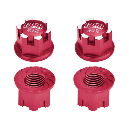 GPM Metal Alloy 17mm Wheel Nuts Tire Nut 7758 for Traxxas 1/6 XRT 1/5 X-MAXX 8S 1/8 Sledge 1/10 E-Revo 2.0 MAXX WideMaxx RC Car