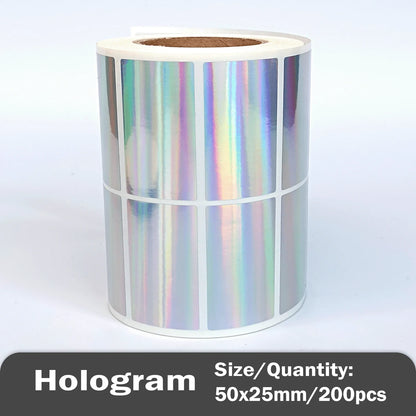 Custom Print Tamper Proof Warranty VOID Label Stickers hologram Adhesive Label Original Security label Customizable content