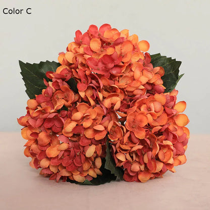 3Pcs/lot Hydrangea Autumn Fall Party fake Flowers Wedding Decoration Mariage flores artificiales Vase decor