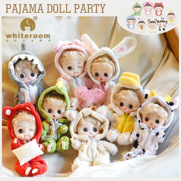Kawaii Pocket Mini BJD Doll 10Cm Ob11 Dolls Clothes Outfit Dress Surprise 1/12 Baby Bjd Dolls Figure Toys Accesso for Girls Gift