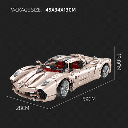 IN STOCK JJ9210 MOC Technical Remote Control Sports Car Building Blocks Assembling Bricks Toys for Boys Christmas Gift Set