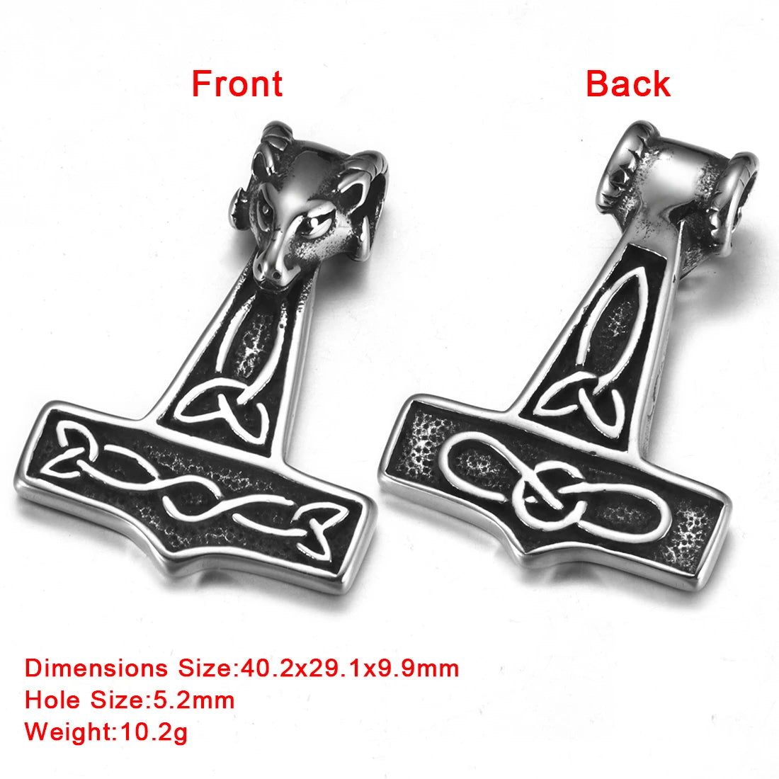 316L Choice Stainless Steel Viking Skull Animal Vintage Pendant for Men Necklace Bracelet DIY Accessories Finding Jewelry Making