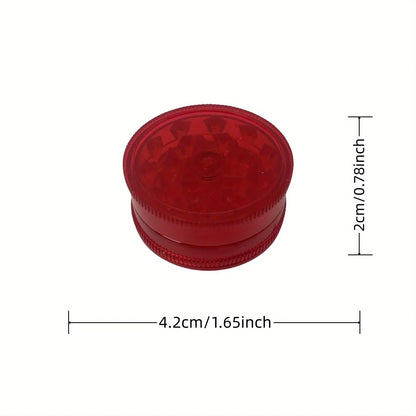 40/60mm Plastic Herb Grinder 3-layer Manual Spice Salt Mill Pepper Mortar Pestle Tobacco Raw Grass Grinder Cigarette Smoke Tool