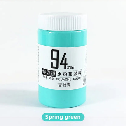 Gouache Paint Super Gouache Color 300ml Single Pack Art Class Non-toxic Beginner Pigment Art Student Special Large Bottle