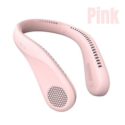 Xiaomi Bladeless Neck Fan Hands-Free USB Rechargeable Portable Cooler Silent Safe Outdoor Travel Sports 3 Speeds for Kids Adults