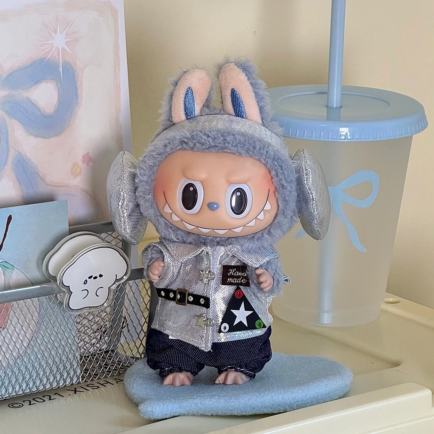 Trendy Casual Suit Ropa Labubu for 17cm Labubu Outfit Mini Doll’s Clothes Multi Style Cute Doll Accessories