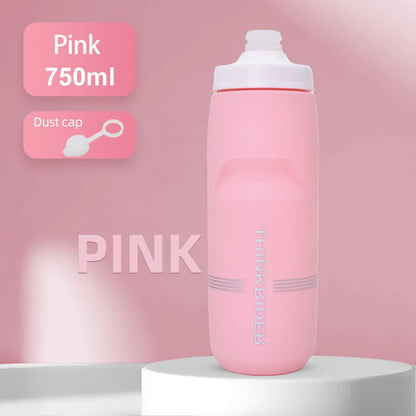 ThinkRider Bicycle Bottle MTB Road Bike Water Bottle Outdoor Sports Plastic Portable Large Capacity Drink Cycling Water Bottle