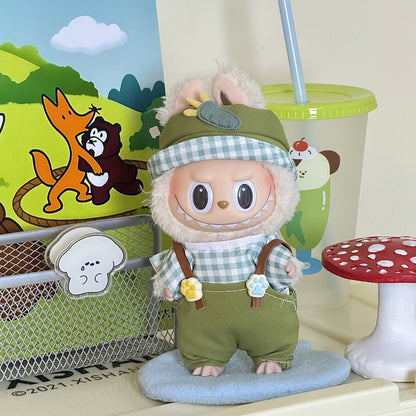 Trendy Casual Suit Ropa Labubu for 17cm Labubu Outfit Mini Doll’s Clothes Multi Style Cute Doll Accessories