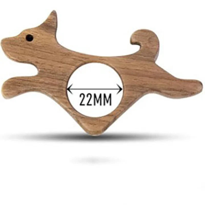 1 wooden pet cat reading bookmark Bookmark ring  Page guide marker Marking symbol Bookmark page holder Learning supplies