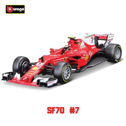 Bburago 1:18 New 2023 SF23 F1 Racing #16 Charles Leclerc #55 Carlos Sainz Static Car Model Vehicles Formula 1 Alloy Toy Vehicle