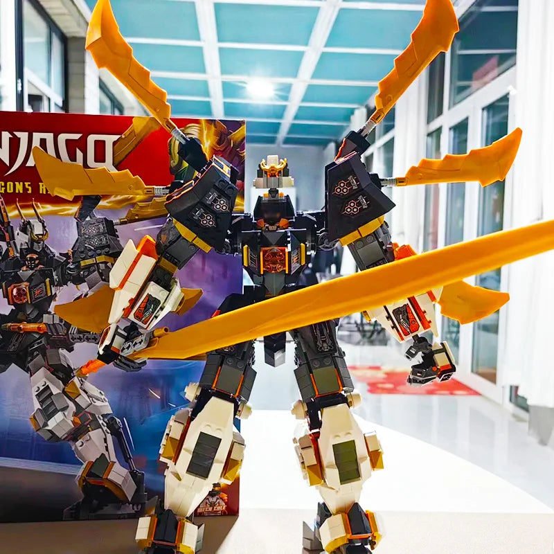 Titan Robotic Robot Model Boy's Assembly Building Blocks Toy Gift Children's Creative Hobby Collection Desk Decoration