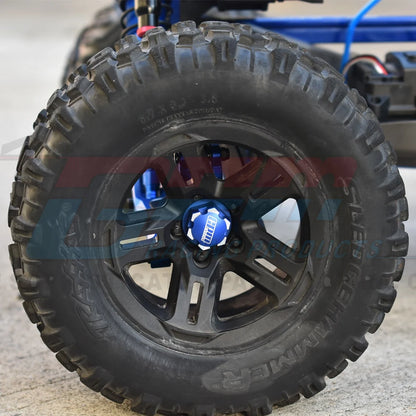 GPM Metal Alloy 17mm Wheel Nuts Tire Nut 7758 for Traxxas 1/6 XRT 1/5 X-MAXX 8S 1/8 Sledge 1/10 E-Revo 2.0 MAXX WideMaxx RC Car