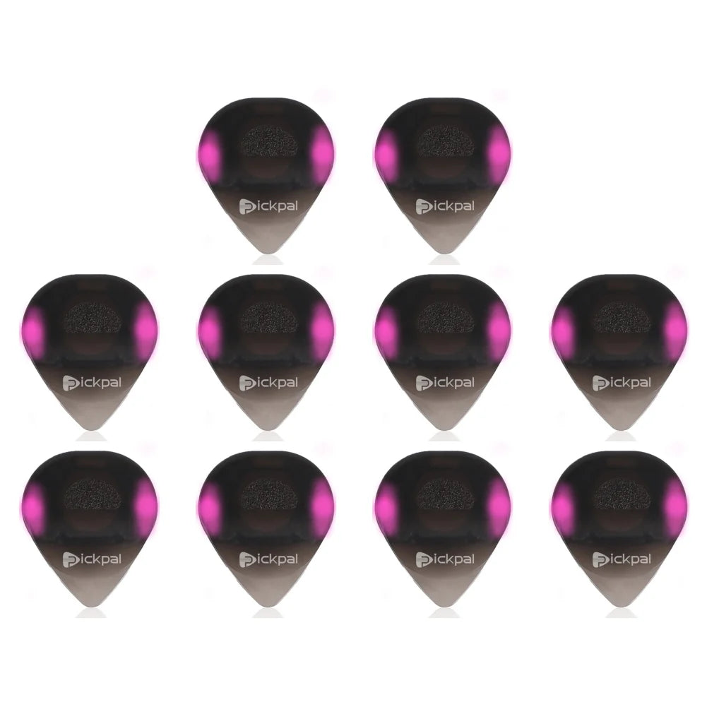 2-10PCS LED Glowing Guitar Pick Replacement Touch Luminous Electric Guitar Pick Plastic Bass Plectrum Glowing Guitar Picks