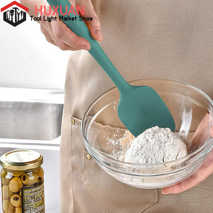 9 Pieces Silicone Bakeware Spatula Set Food Grade Non Stick Heat Resistant Spatulas Cooking Kitchen Essentials Baking Tools
