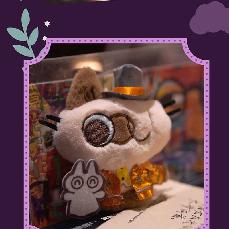 Siamese Cat Azuki Can Magical Azukisan Series Plush Blind Box Toys Mystery Box Magnetic Bag Pendant Surprise Birthday Gifts
