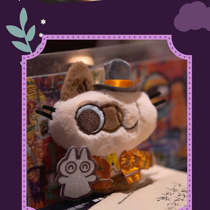 Siamese Cat Azuki Can Magical Azukisan Series Plush Blind Box Toys Mystery Box Magnetic Bag Pendant Surprise Birthday Gifts