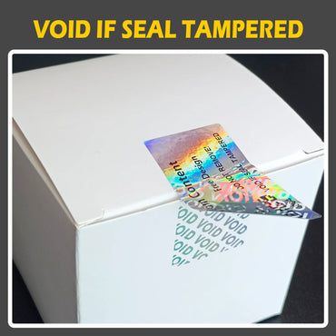 Custom Print Tamper Proof Warranty VOID Label Stickers hologram Adhesive Label Original Security label Customizable content