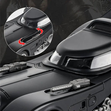 1/24 Classic Movie Car Batmobile Bat Alloy Sports Car Model Diecast Metal Toy Racing Car Model Sound Light Simulation Kids Gifts