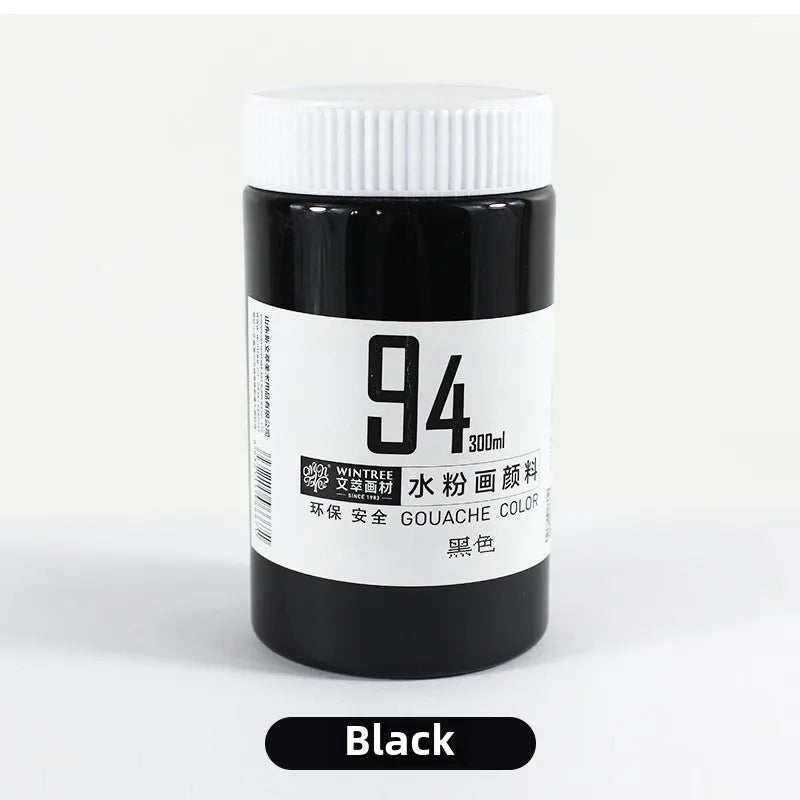 Gouache Paint Super Gouache Color 300ml Single Pack Art Class Non-toxic Beginner Pigment Art Student Special Large Bottle