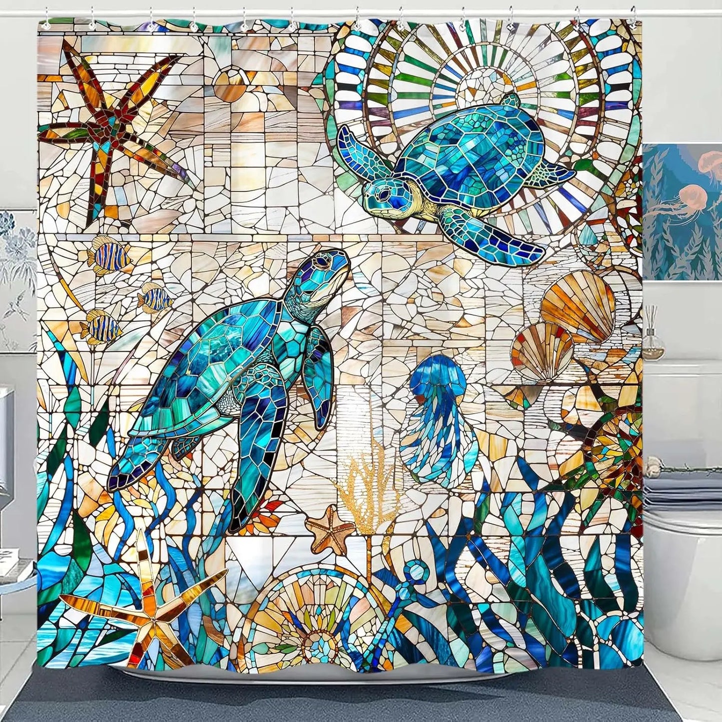 Colorful tree flower shower curtain fabric bathroom decoration with 12 hooks 180x 180cm bathtub shower curtain