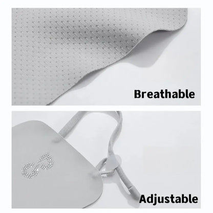 Summer Ice Silk Sunscreen Mask Women Outdoor UV Shade Breathable Golf Mask Hanging Ear Outdoor UPF50+
