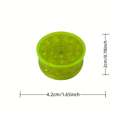40/60mm Plastic Herb Grinder 3-layer Manual Spice Salt Mill Pepper Mortar Pestle Tobacco Raw Grass Grinder Cigarette Smoke Tool