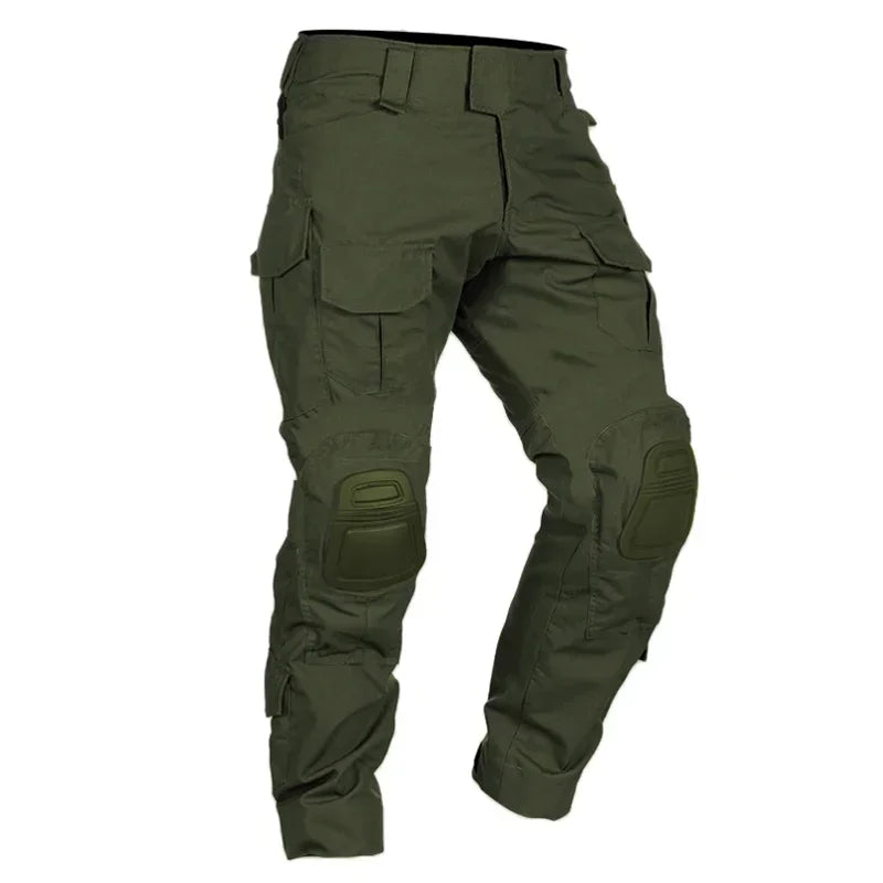 Versatile Men's Tactical Pants, Combat Trousers with Knee Pads, Camo Cargo Sport Pants for Hunting and Hiking( Not knee pads)