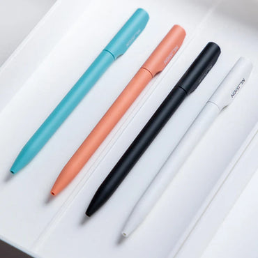 NUSIGN 0.5MM Frosted Neutral Gel Pen Turning Core Black Signature Pen Writing Stationery Students Office Supplies