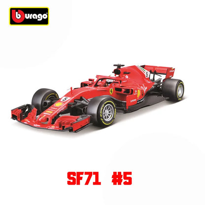 Bburago 1:18 New 2023 SF23 F1 Racing #16 Charles Leclerc #55 Carlos Sainz Static Car Model Vehicles Formula 1 Alloy Toy Vehicle