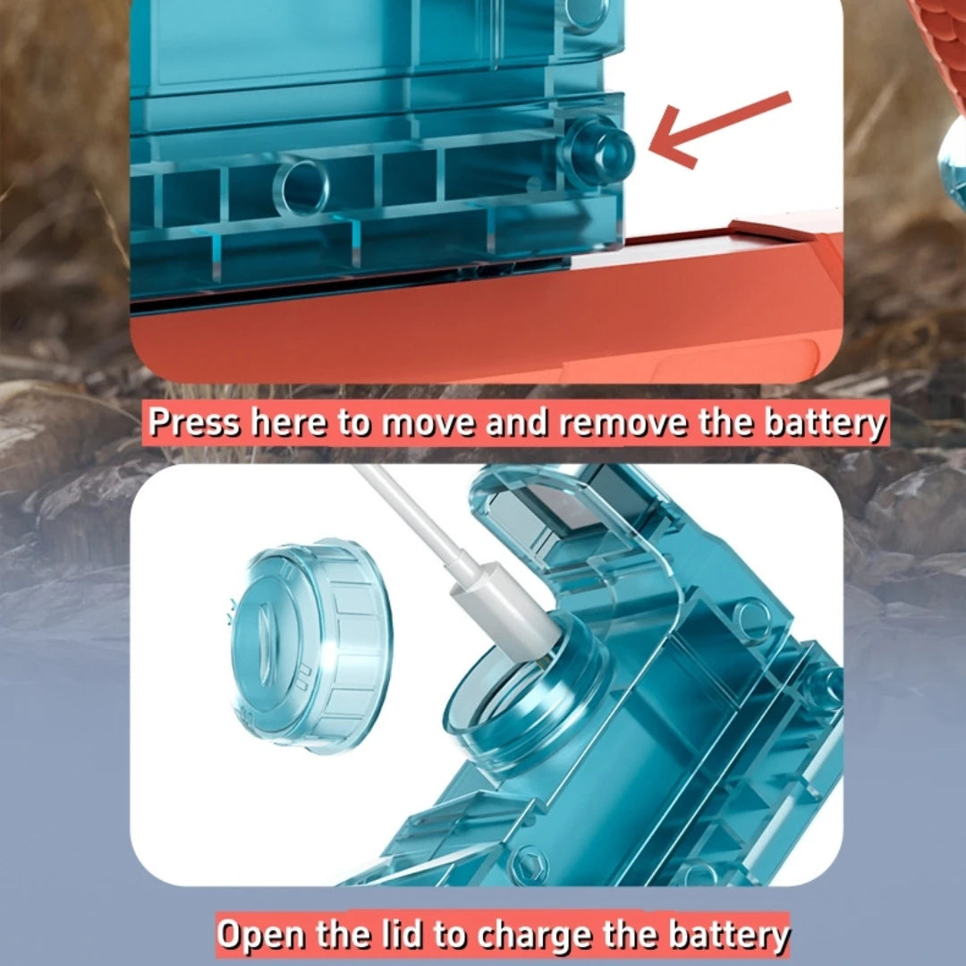 Automatic Desert Eagle Water Gun Toys Electric Shooting Flashing Lights Battle Water Pistol Spray Outdoor Pool Toys for Boy Gift