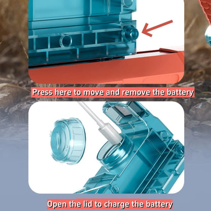 Automatic Desert Eagle Water Gun Toys Electric Shooting Flashing Lights Battle Water Pistol Spray Outdoor Pool Toys for Boy Gift